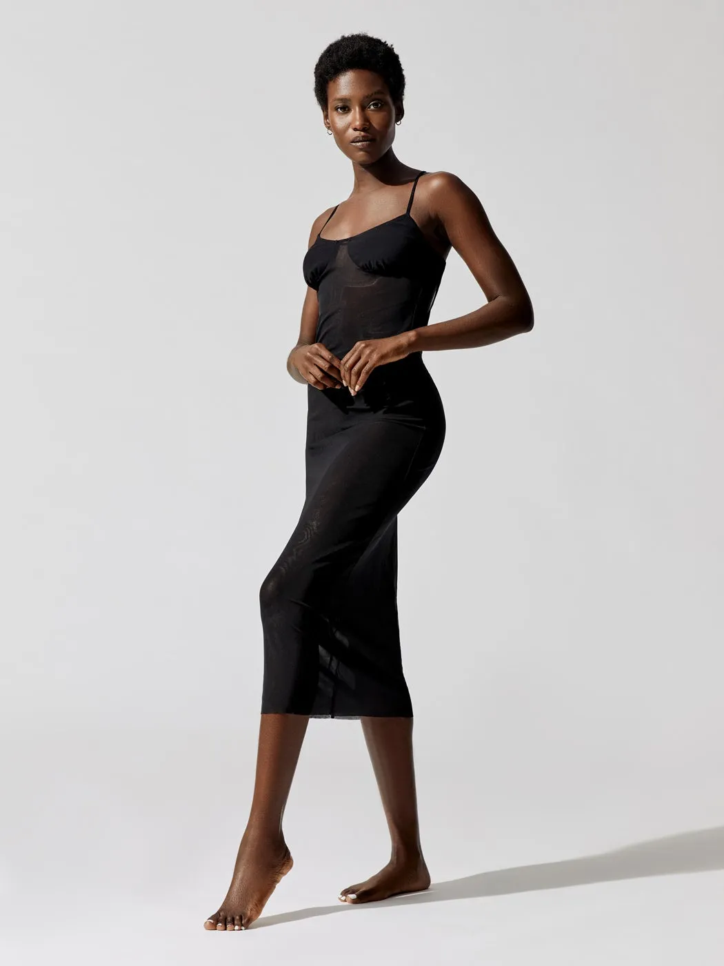 Scoop Back Maxi Dress - Black sold by Carbon38