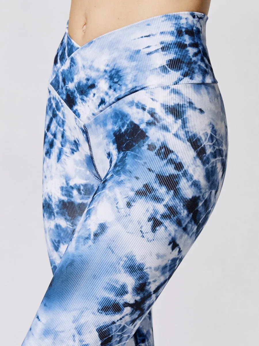 Ribbed Cara Legging - Indigo Tie Dye sold by Carbon38 product image thumbnail 5