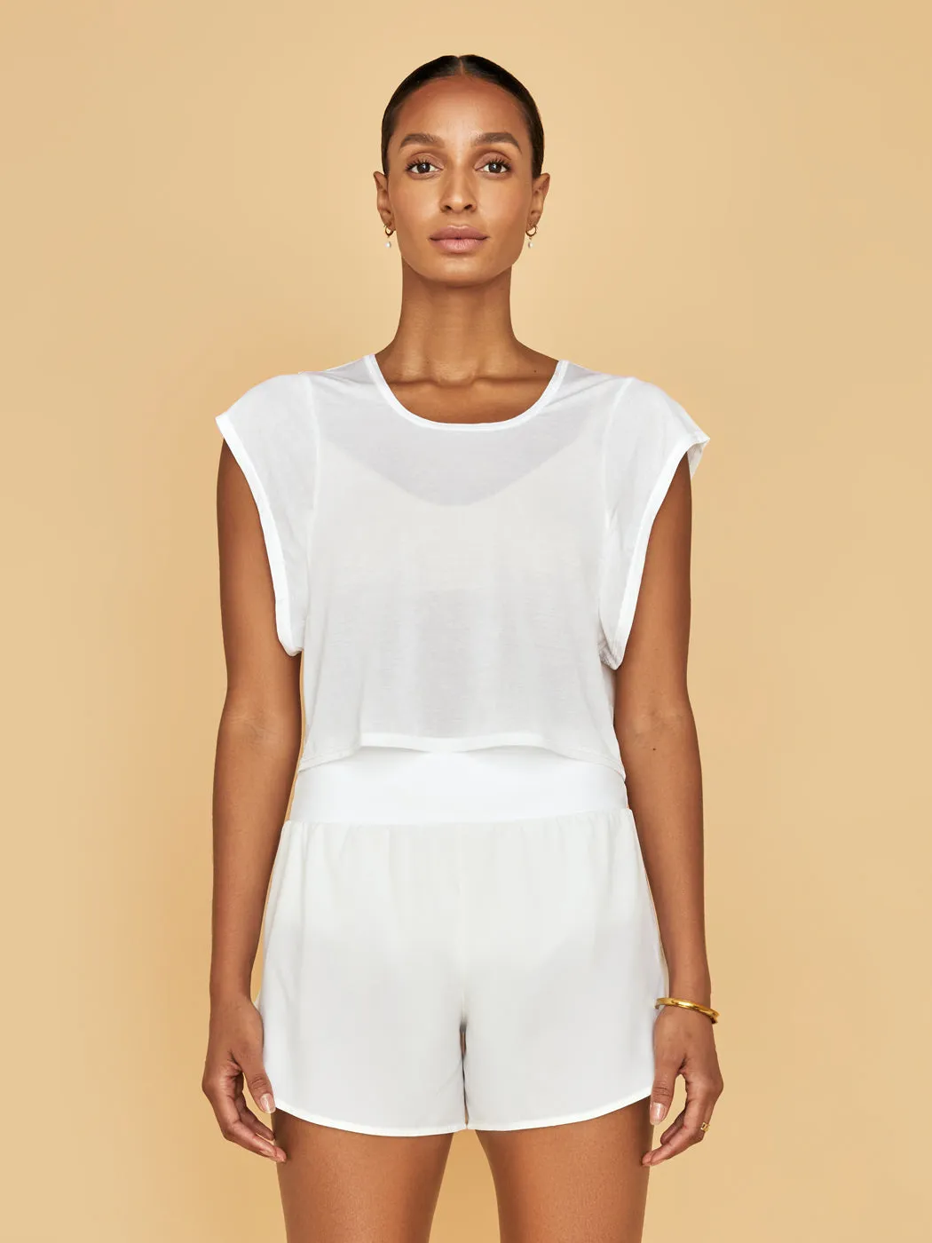 Landon Crop - White sold by Carbon38 product image thumbnail 3