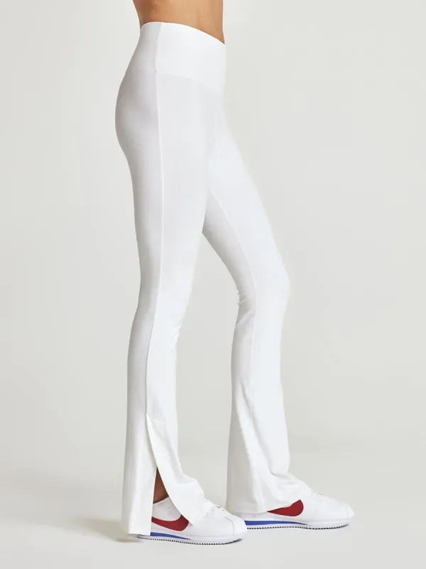 Split Bootcut Legging in Melt - White sold by Carbon38
