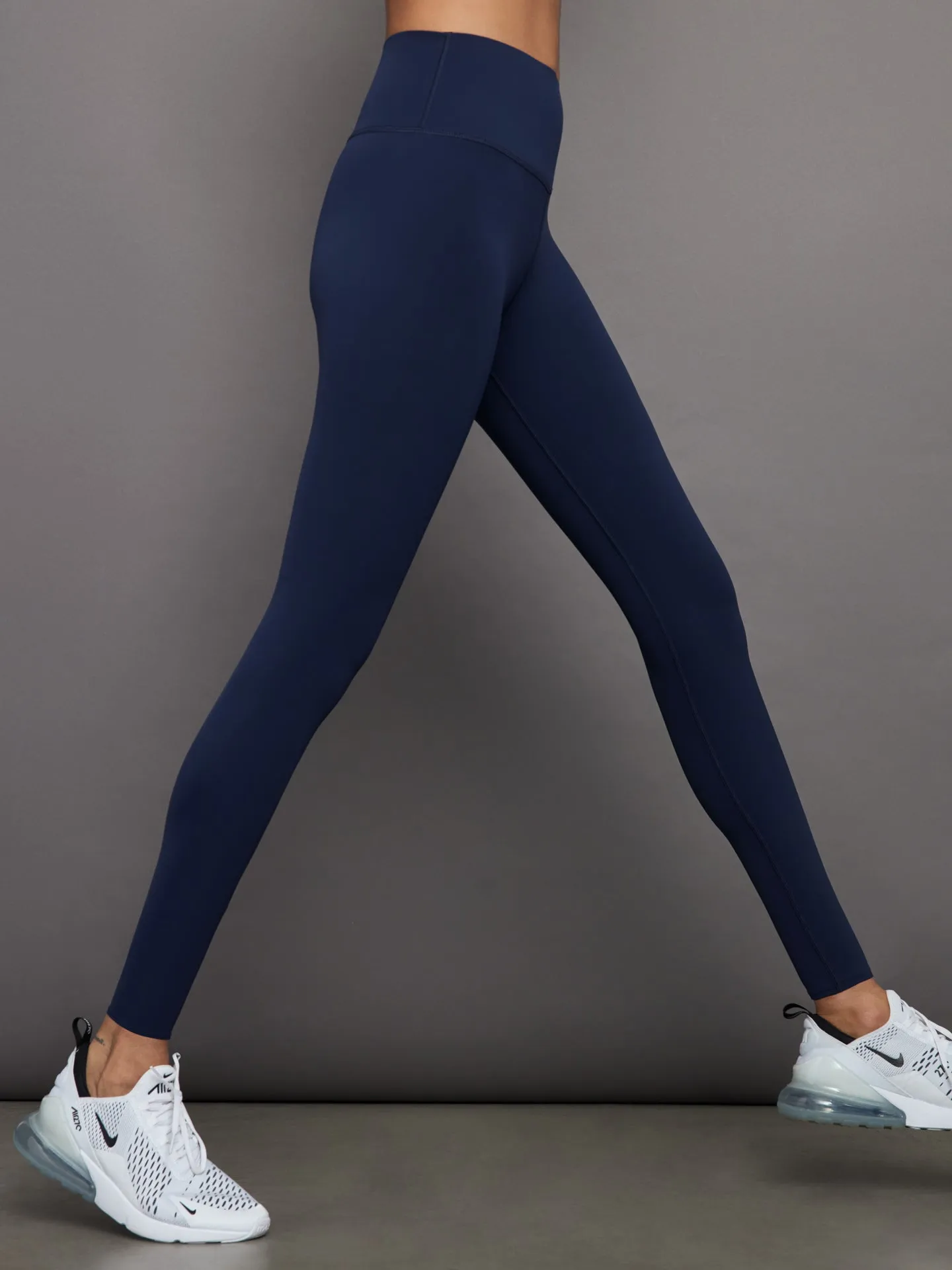 High Rise Full-Length Legging in Diamond Compression - Navy Blazer sold by Carbon38 product image thumbnail 3