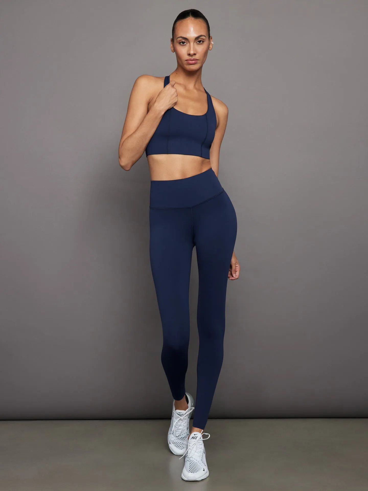 High Rise Full-Length Legging in Diamond Compression - Navy Blazer sold by Carbon38 product image thumbnail 5