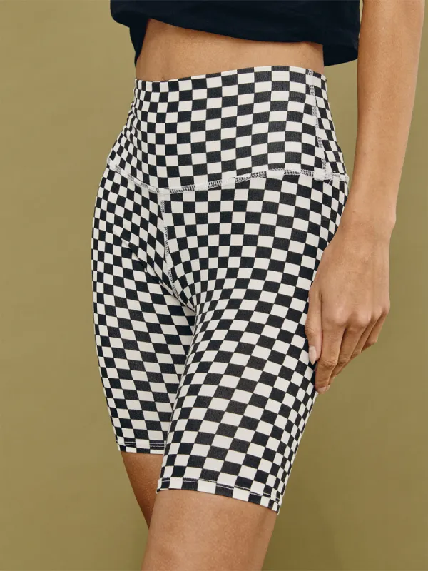 Medano Biker - Checker - Onyx/Cloud made by Carbon38