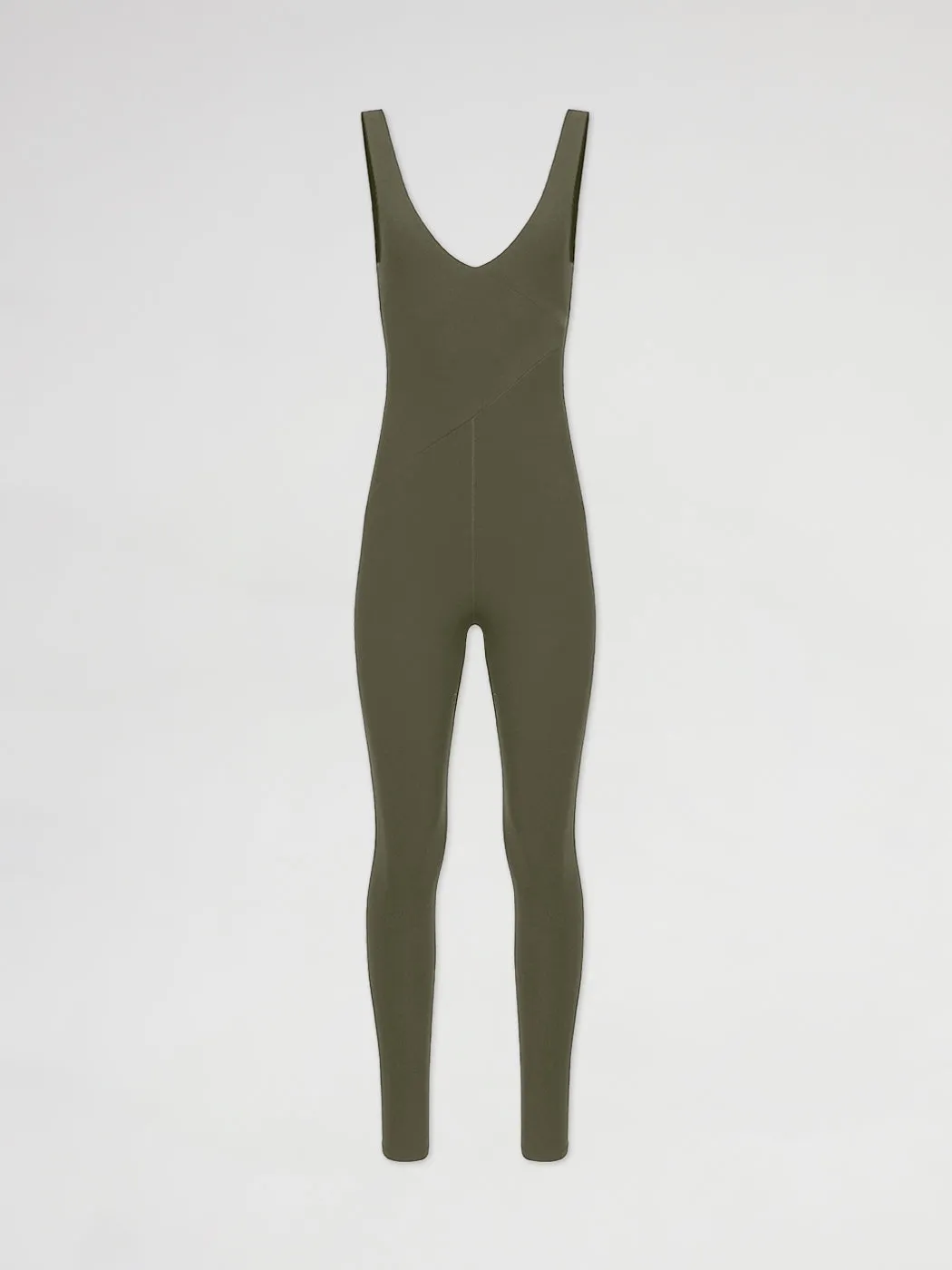 V-Neck Jumpsuit in Melt - Olive sold by Carbon38 product image thumbnail 5