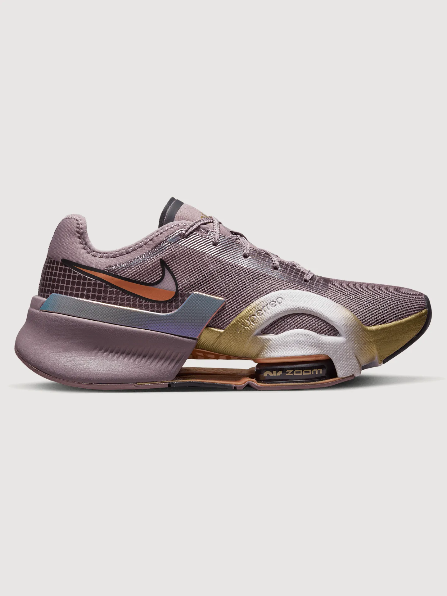 Nike Air Zoom SuperRep 3 Premium - Purple Smoke/Metallic Copper sold by Carbon38