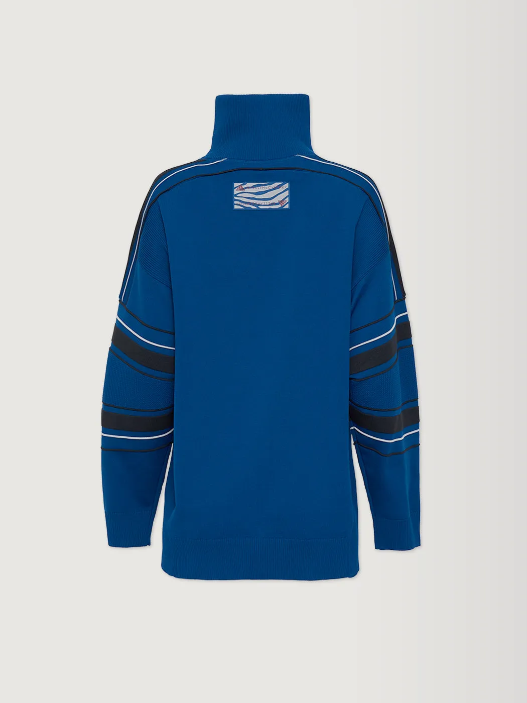 Adidas By Stella Mccartney Knit Mix Pullover - Mystery Blue sold by Carbon38 product image thumbnail 3