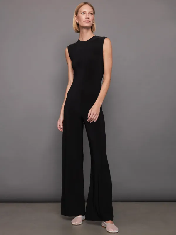 Sleeveless Jumpsuit - Black sold by Carbon38