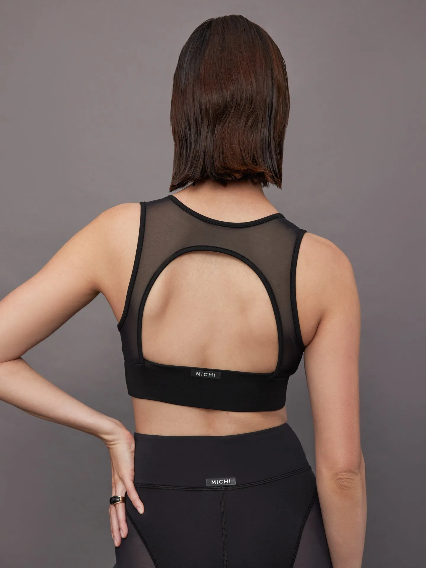 Solstice Longline Bra - Black sold by Carbon38 product image thumbnail 5