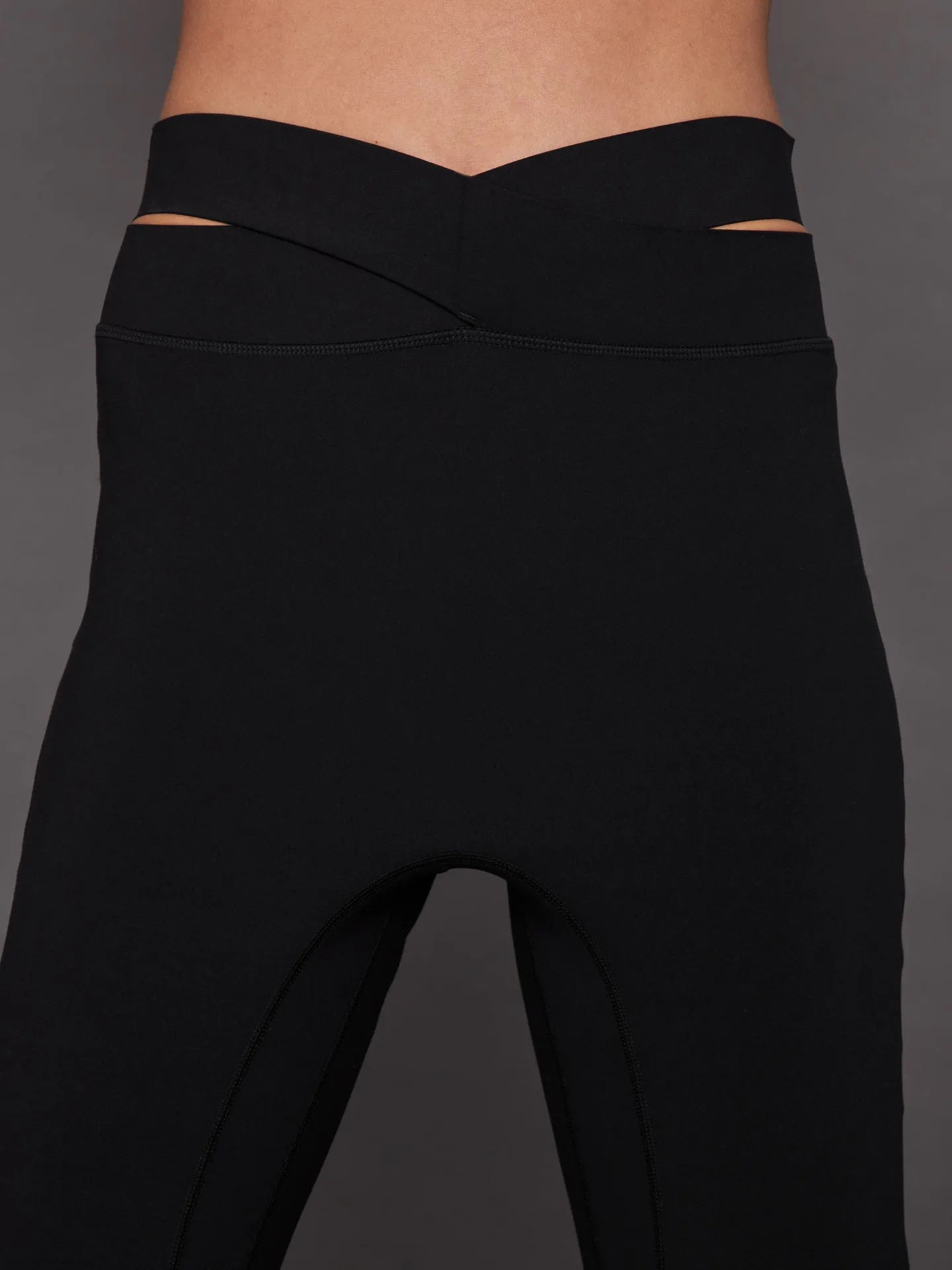 Luna Wrap Flare Legging - Black sold by Carbon38 product image thumbnail 2