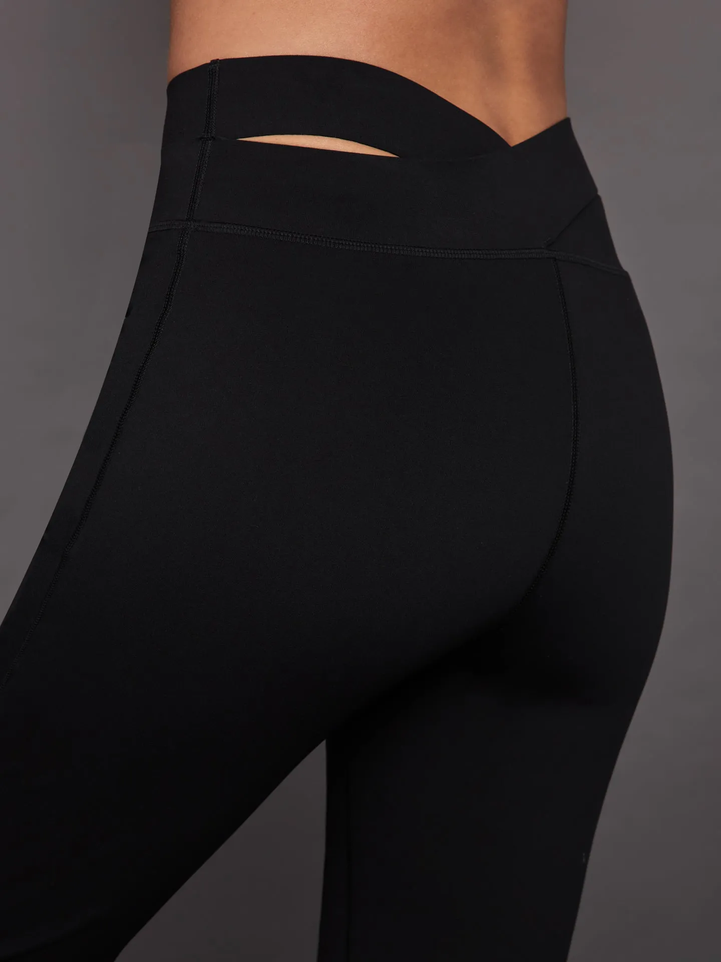 Luna Wrap Flare Legging - Black sold by Carbon38 product image thumbnail 3