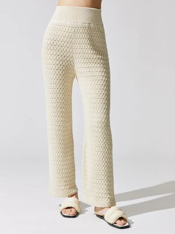 Lace Trousers - Ivory sold by Carbon38
