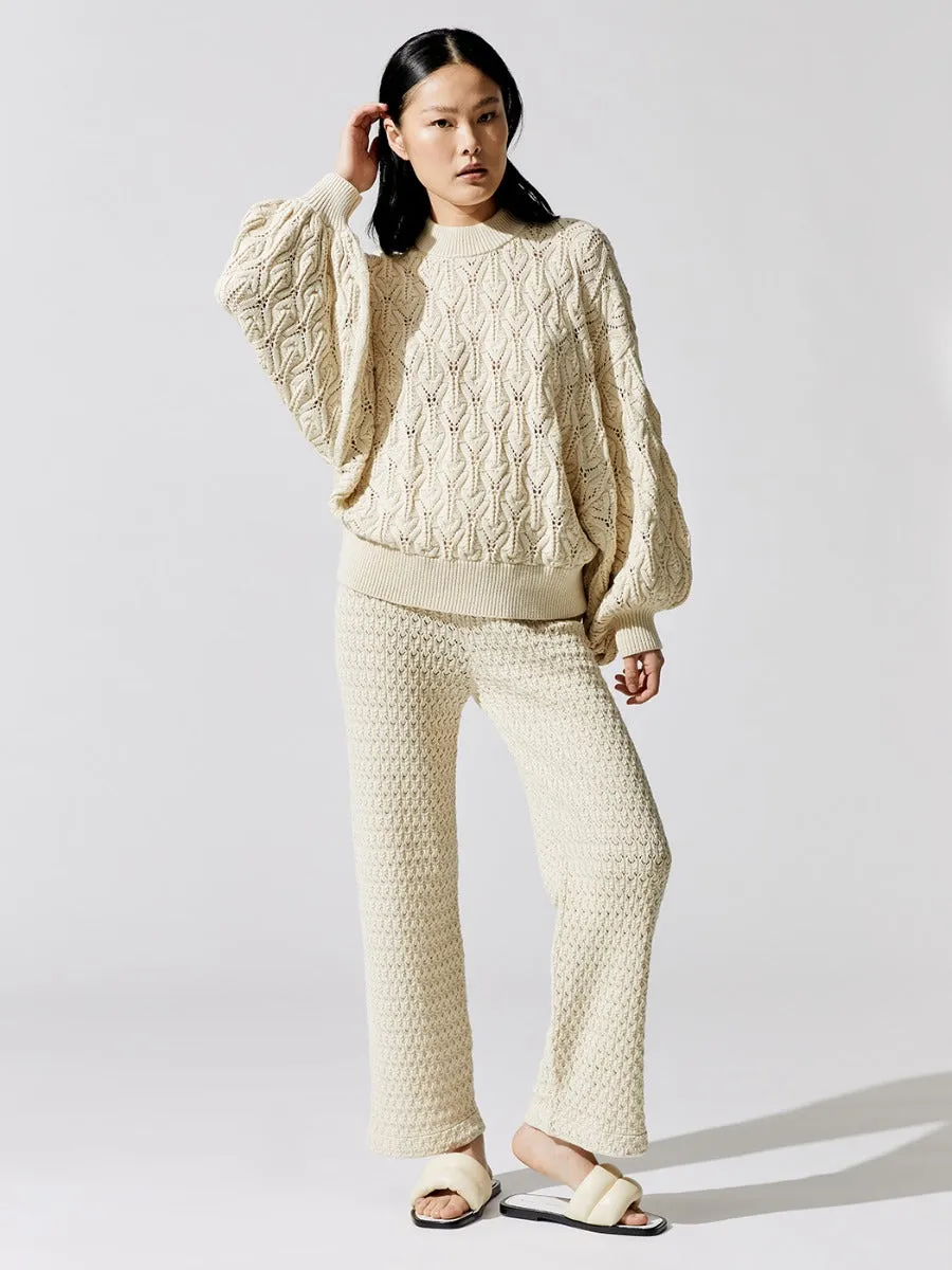 Lace Trousers - Ivory sold by Carbon38 product image thumbnail 2