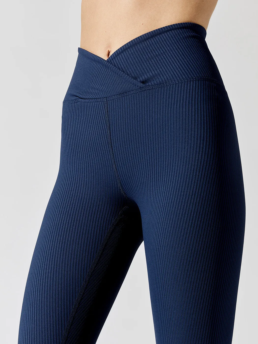 Ribbed Veronica Legging - Navy sold by Carbon38 product image thumbnail 5