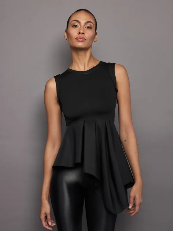 Aphrodite Peplum Top - Black sold by Carbon38