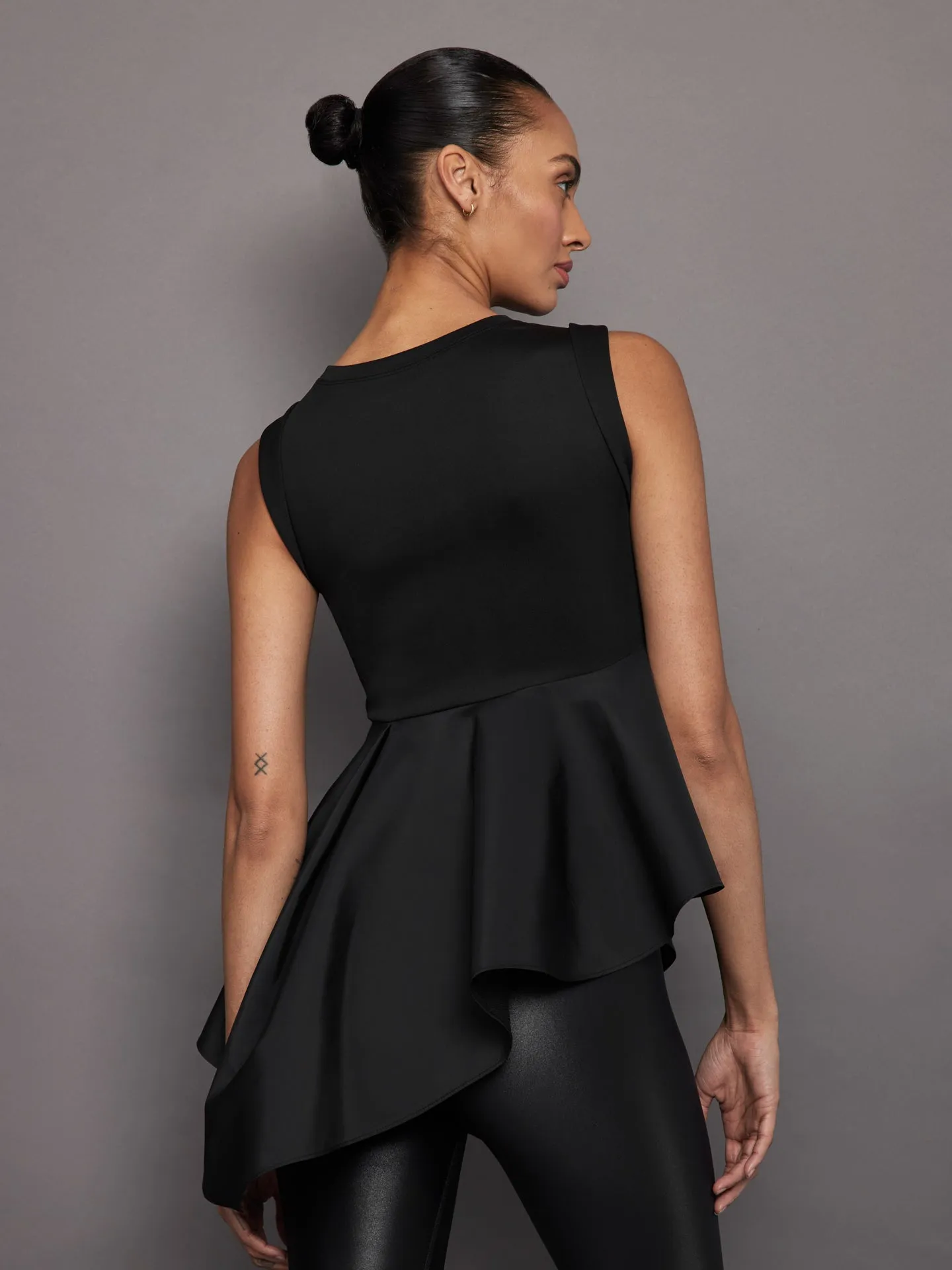 Aphrodite Peplum Top - Black sold by Carbon38 product image thumbnail 2