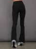 Split Bootcut Legging in Melt - Black sold by Carbon38