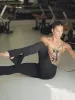 Split Bootcut Legging in Melt - Black sold by Carbon38