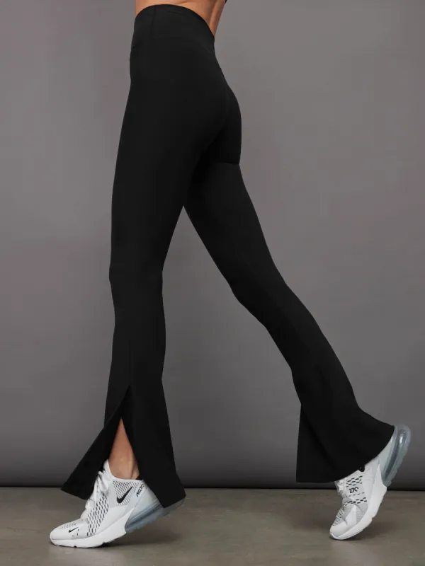 Split Bootcut Legging in Melt - Black sold by Carbon38
