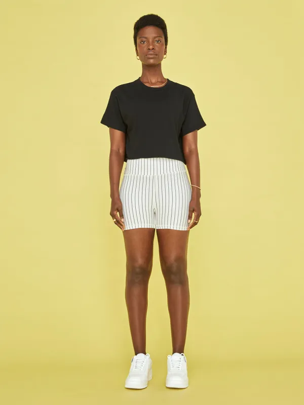 Courtney Crop Tee - Black sold by Carbon38