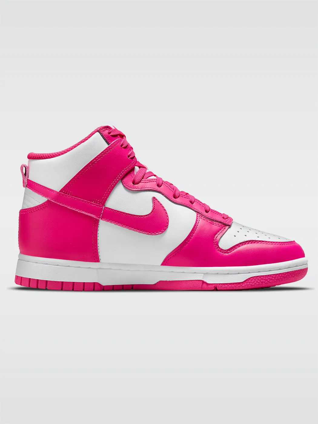 Nike Dunk High - White-Pink Prime sold by Carbon38