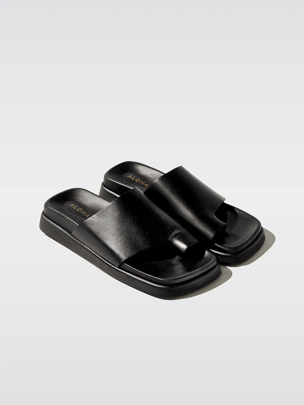 Toe Ring Flop - Black sold by Carbon38