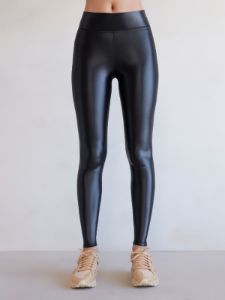 Regular Rise Full-length Legging in Takara Shine - Black sold by Carbon38