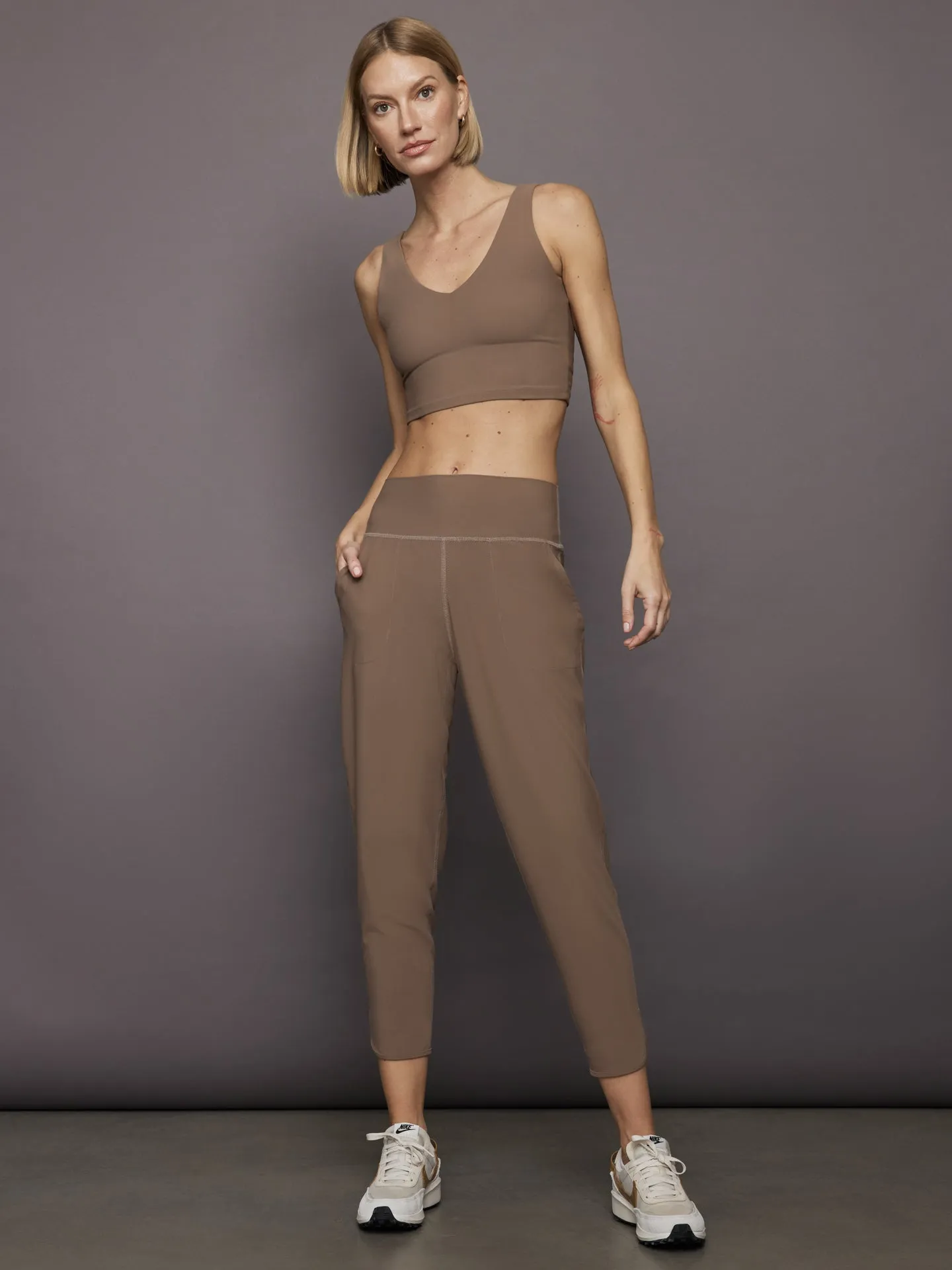 V-Neck Longline Bra in Melt - Caribou sold by Carbon38 product image thumbnail 5