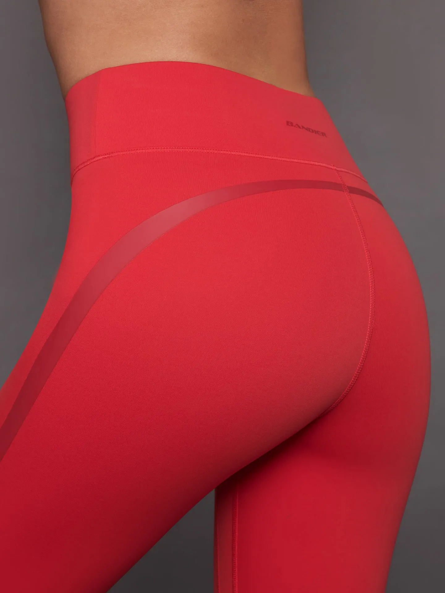 Center Stage Contrast Legging - Lollipop/Tango Red sold by Carbon38 product image thumbnail 4