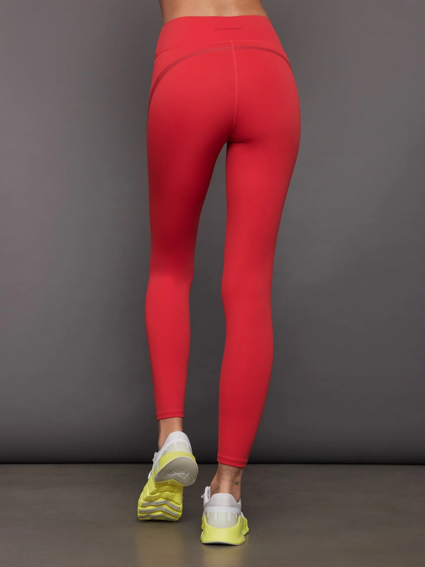 Center Stage Contrast Legging - Lollipop/Tango Red sold by Carbon38 product image thumbnail 3