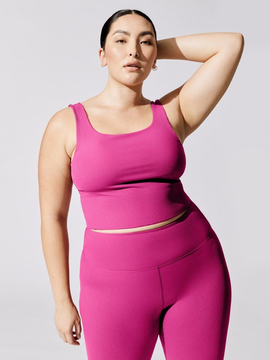 Ribbed Tank - Magenta sold by Carbon38 product image thumbnail 5