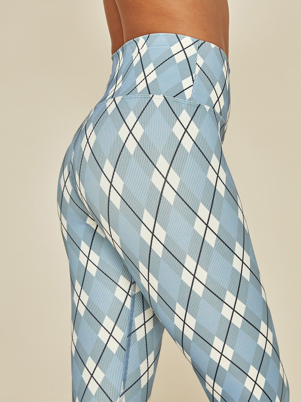 Ayla Legging - Ivory Argyle sold by Carbon38 product image thumbnail 7