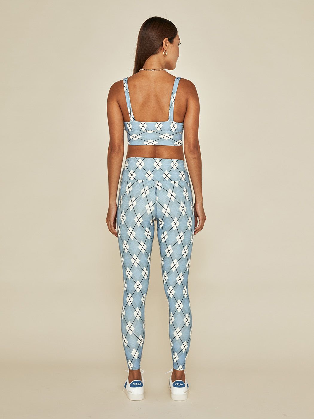 Ayla Legging - Ivory Argyle sold by Carbon38 product image thumbnail 6