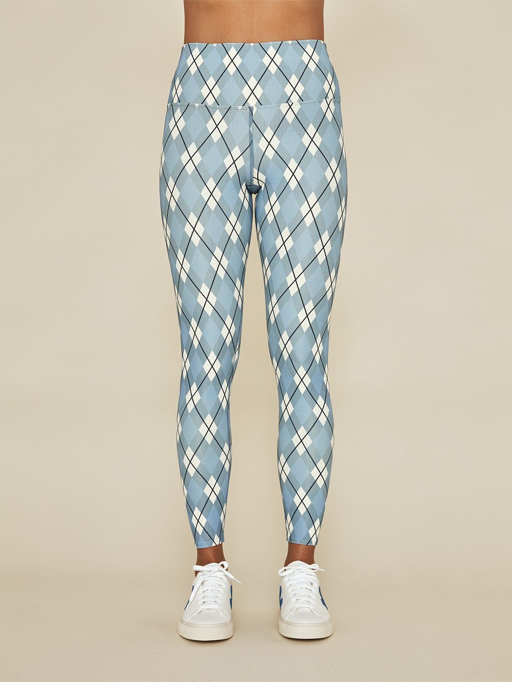 Ayla Legging - Ivory Argyle sold by Carbon38 product image thumbnail 4