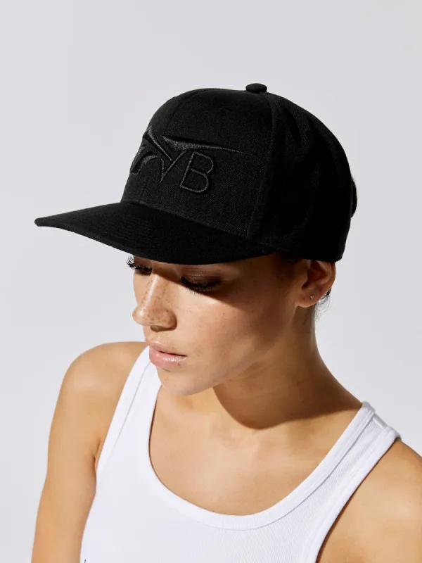 Logo Cap - Black/Black sold by Carbon38