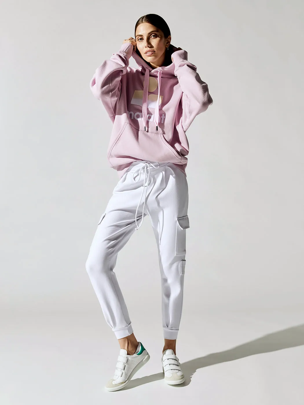 Mansel Hooded Logo Sweatshirt - Light Pink sold by Carbon38 product image thumbnail 4
