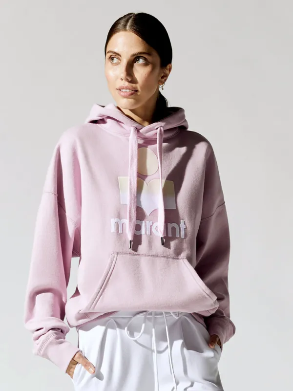 Mansel Hooded Logo Sweatshirt - Light Pink made by Carbon38