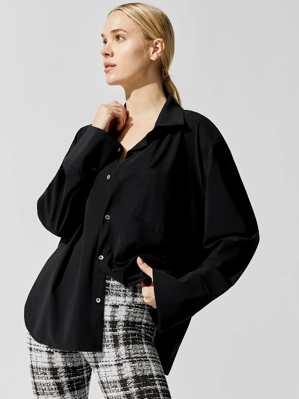 Oversized Shirt - Black sold by Carbon38