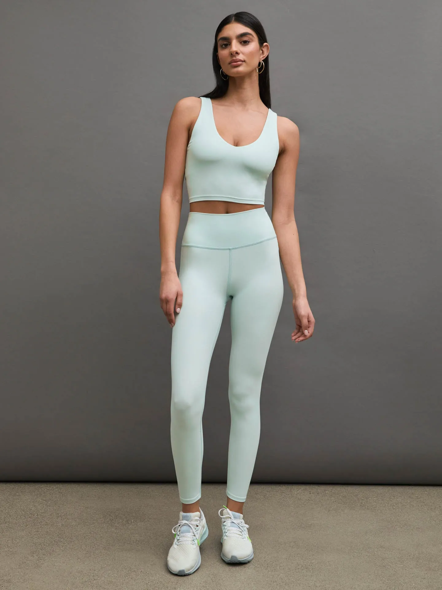 V-Neck Longline Bra in Melt - Clearly Aqua sold by Carbon38 product image thumbnail 2