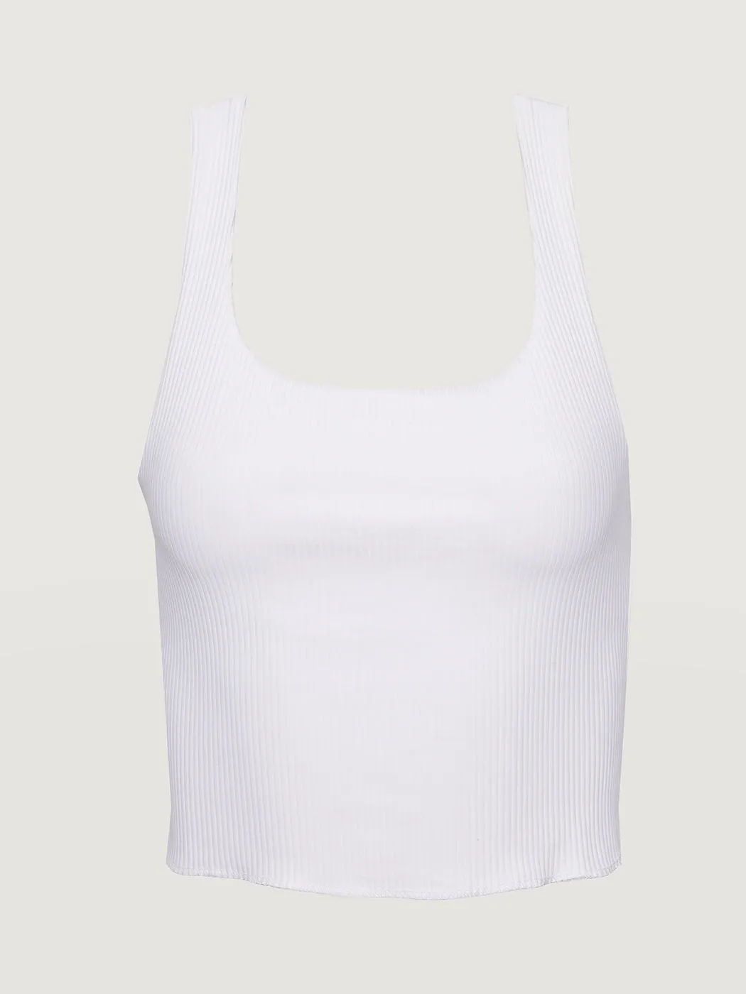 Ribbed Tank - White sold by Carbon38 product image thumbnail 5