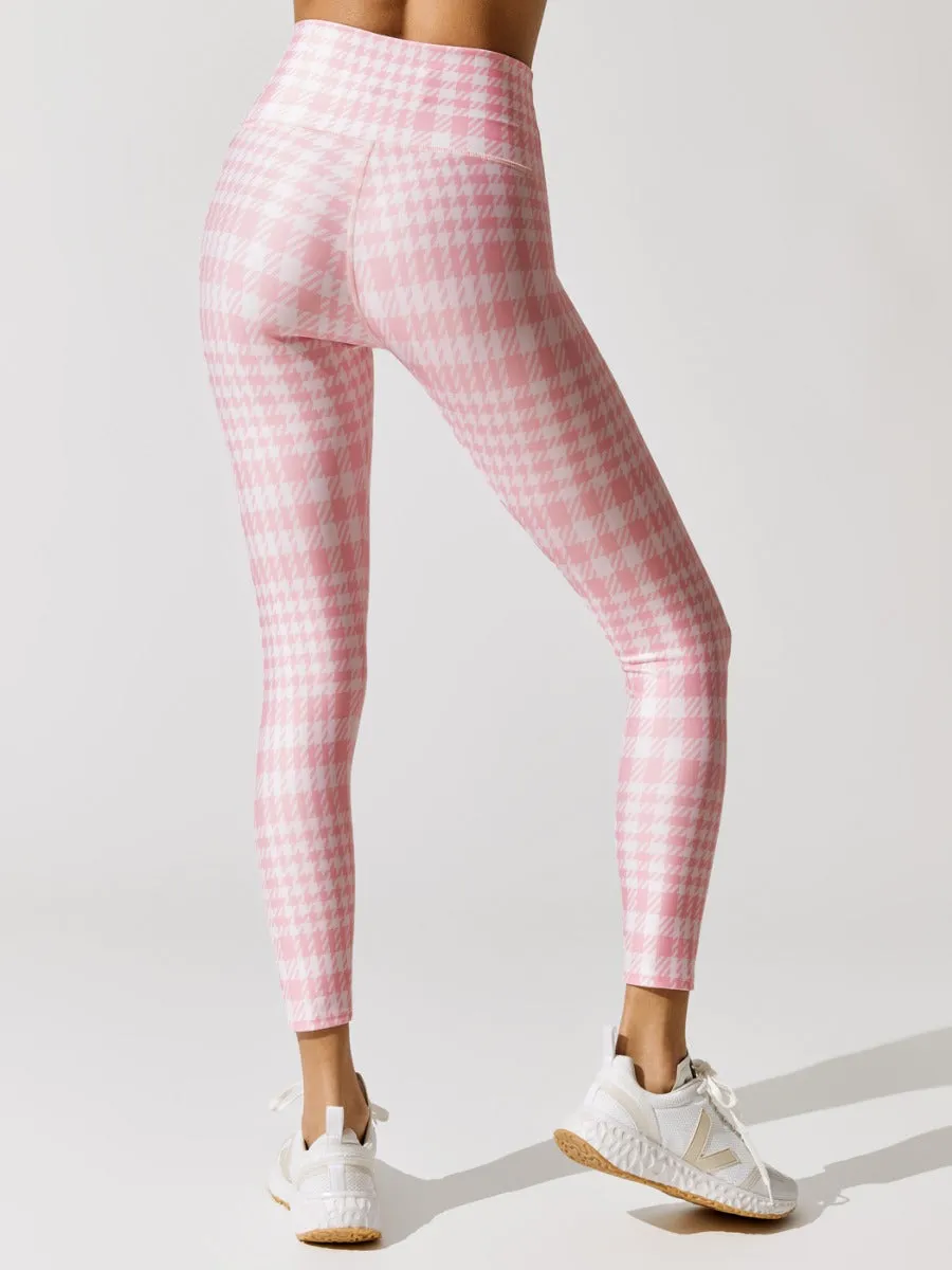Houndstooth Legging - Candy Pink-White sold by Carbon38 product image thumbnail 3
