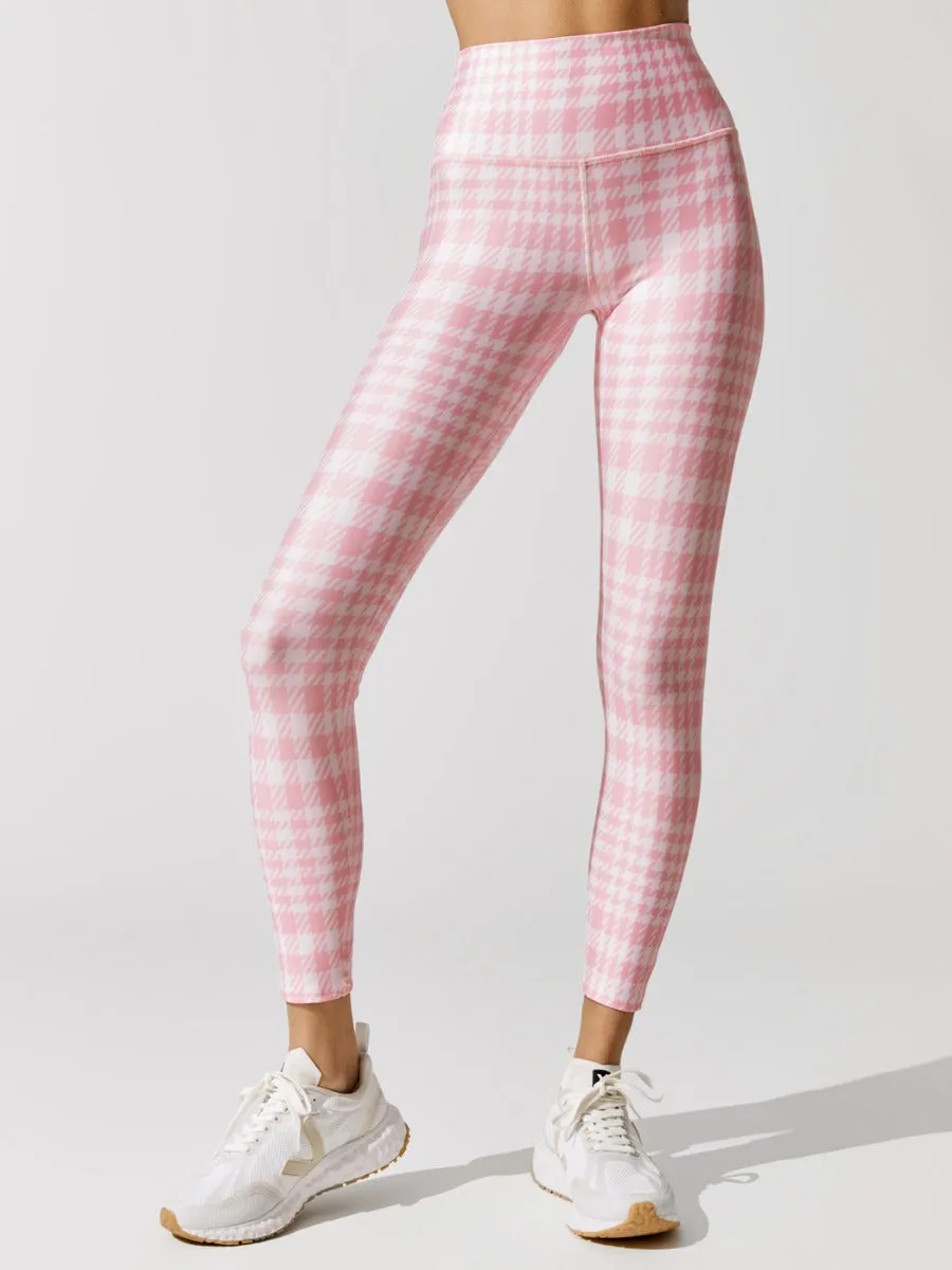 Houndstooth Legging - Candy Pink-White sold by Carbon38 product image thumbnail 2