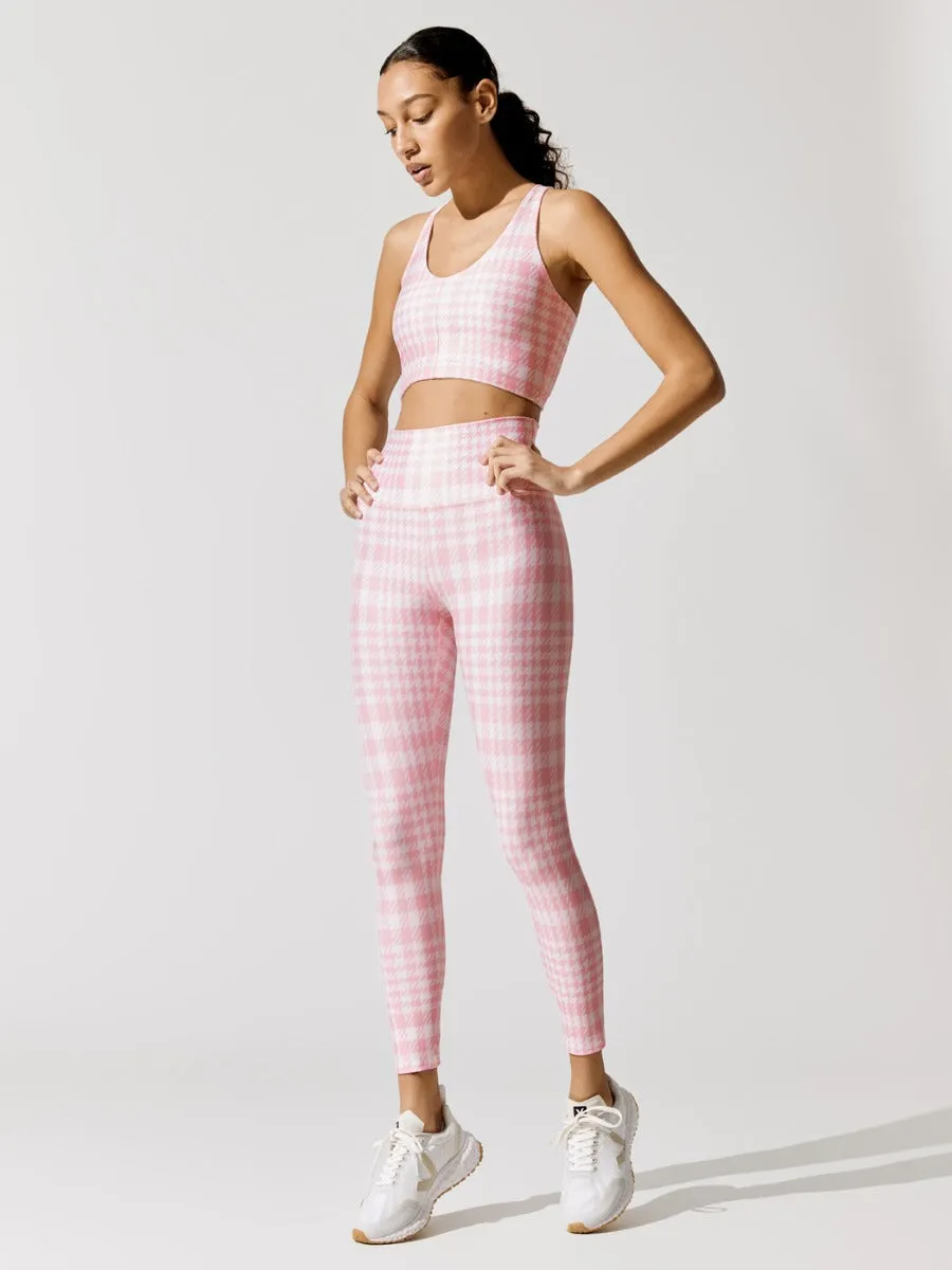 Houndstooth Legging - Candy Pink-White sold by Carbon38 product image thumbnail 5