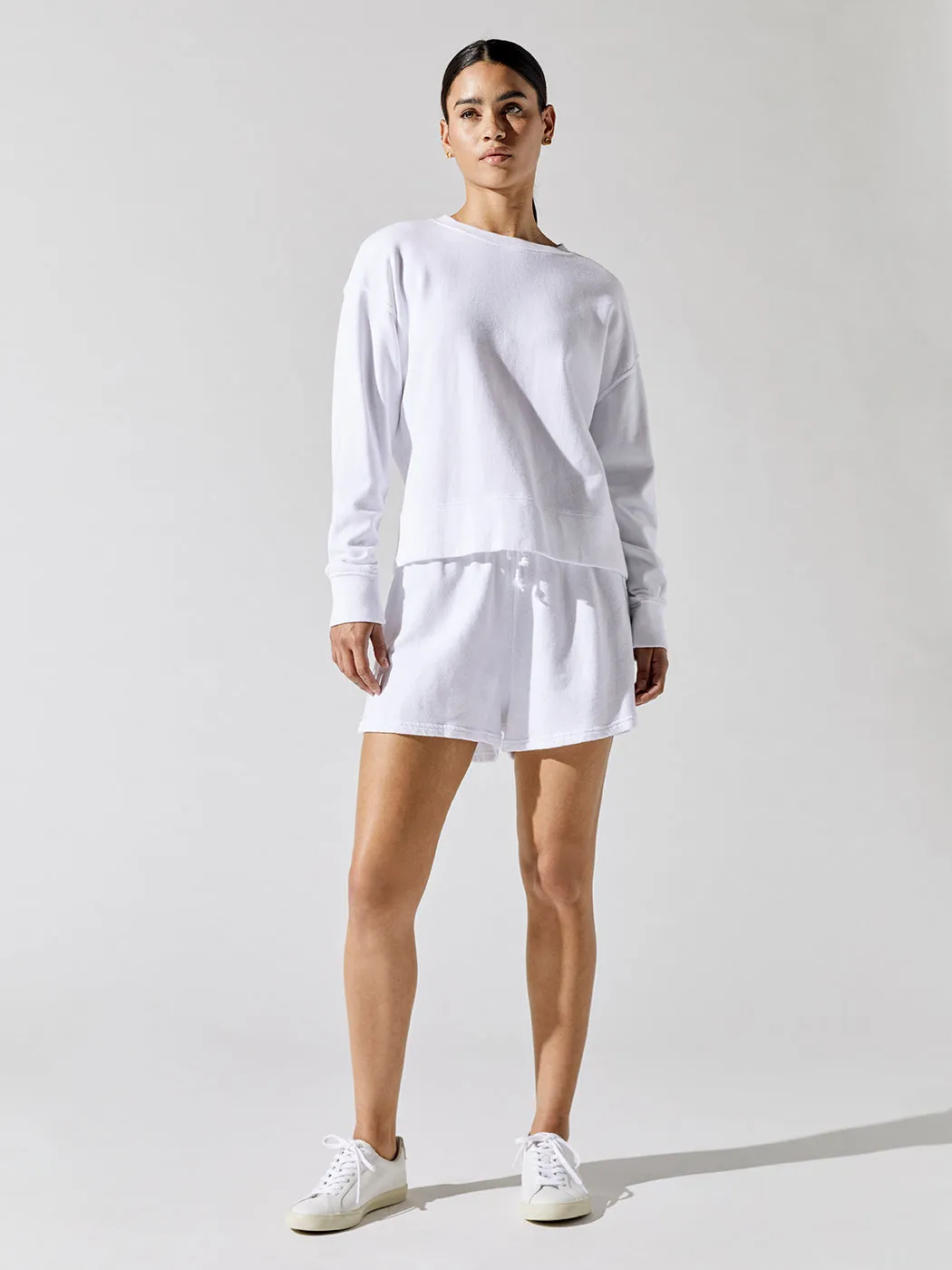 Tyler Pullover Sweatshirt - White sold by Carbon38 product image thumbnail 3