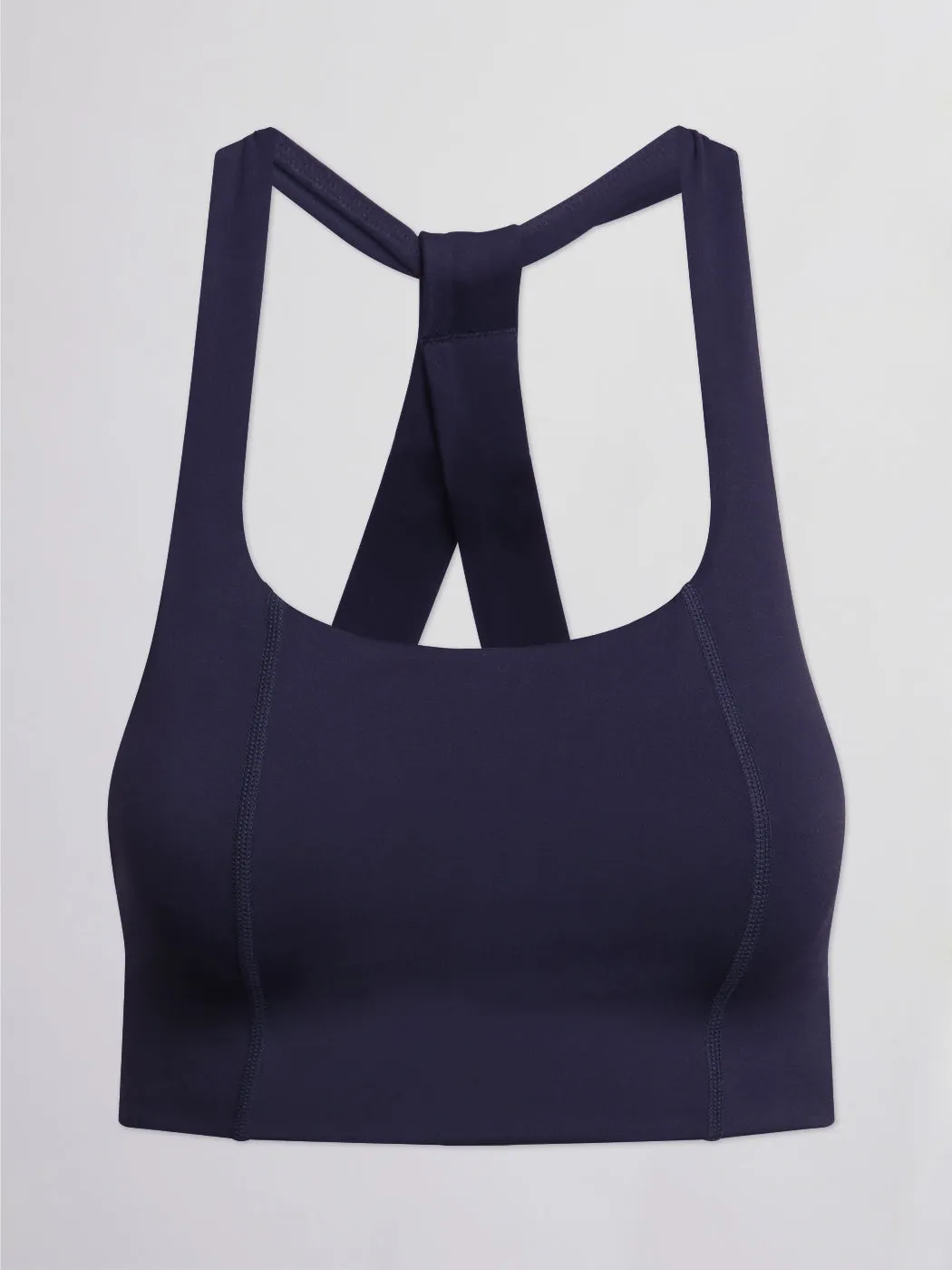 T Back Bra in Diamond Compression - NAVY BLAZER sold by Carbon38 product image thumbnail 5