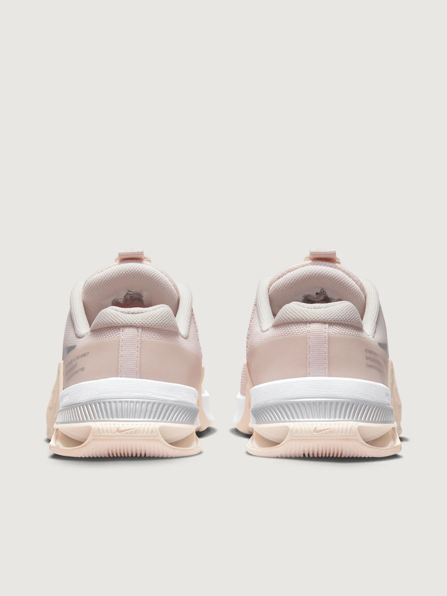 WMNS NIKE METCON 8 - LIGHT SOFT PINK/METALLIC SILVER sold by Carbon38 product image thumbnail 4