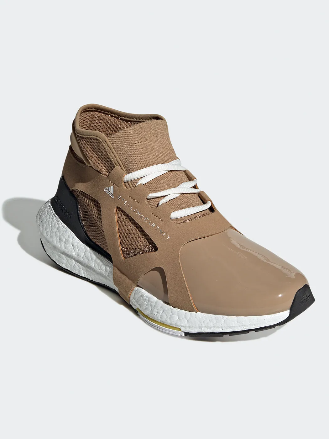 Adidas By Stella Mccartney Ultraboost 21 - Brown/White Vapour/Yellow sold by Carbon38