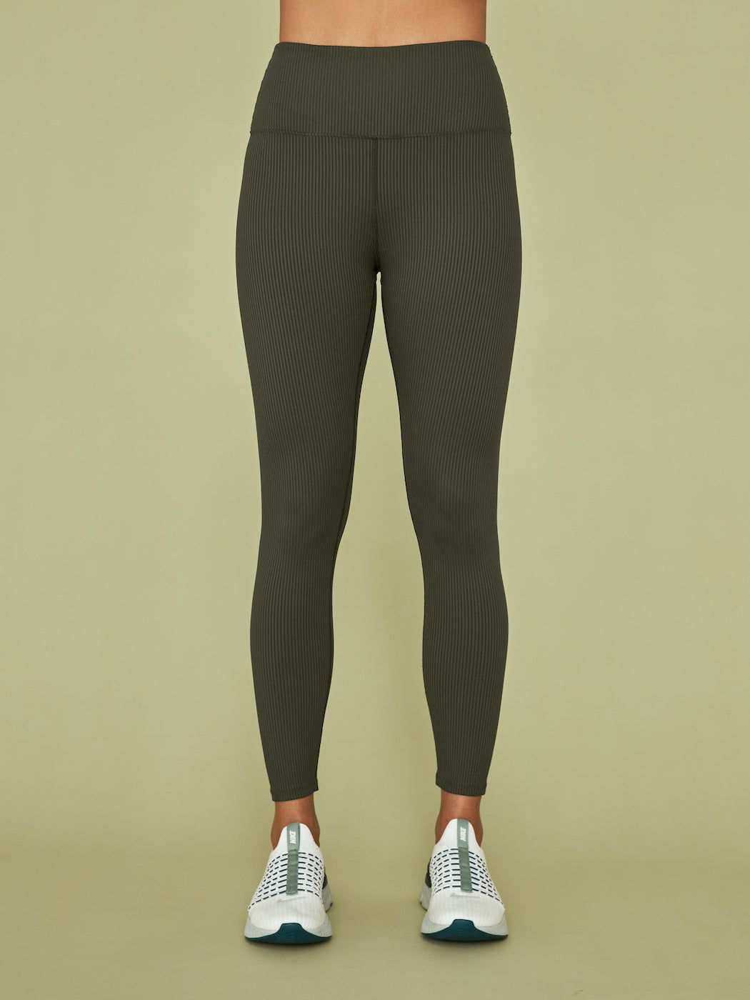 Ribbed 7/8 Legging - Olive sold by Carbon38 product image thumbnail 3