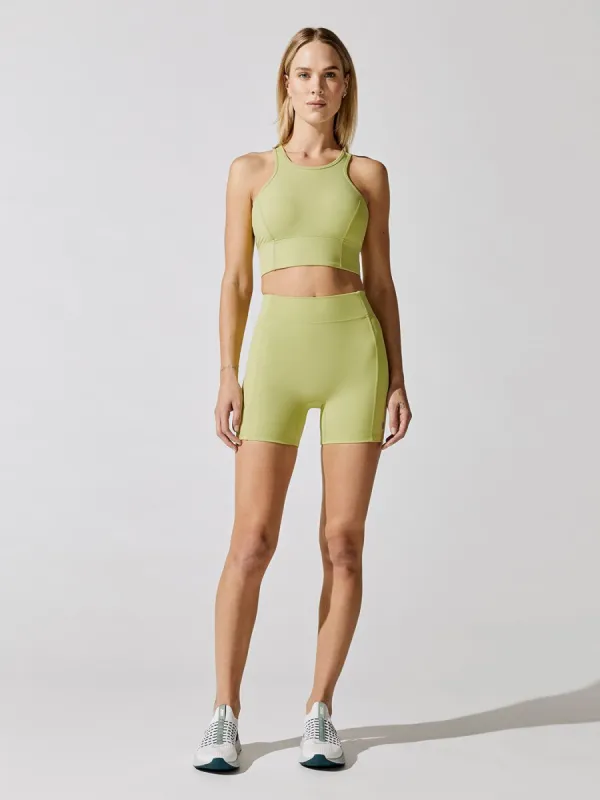 Piper Biker Shorts - Green sold by Carbon38