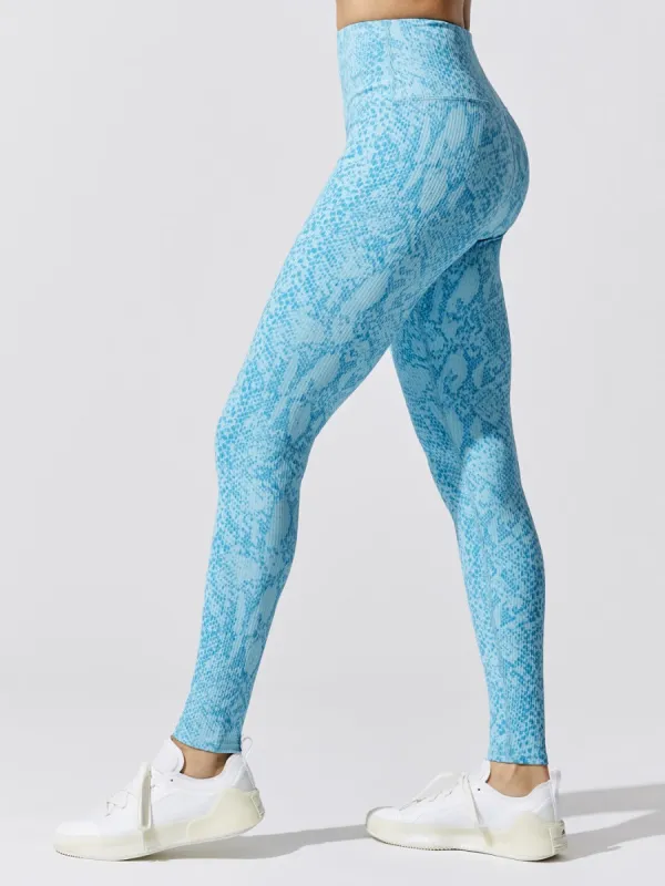 My Python Legging - Cloud Blue Snake sold by Carbon38