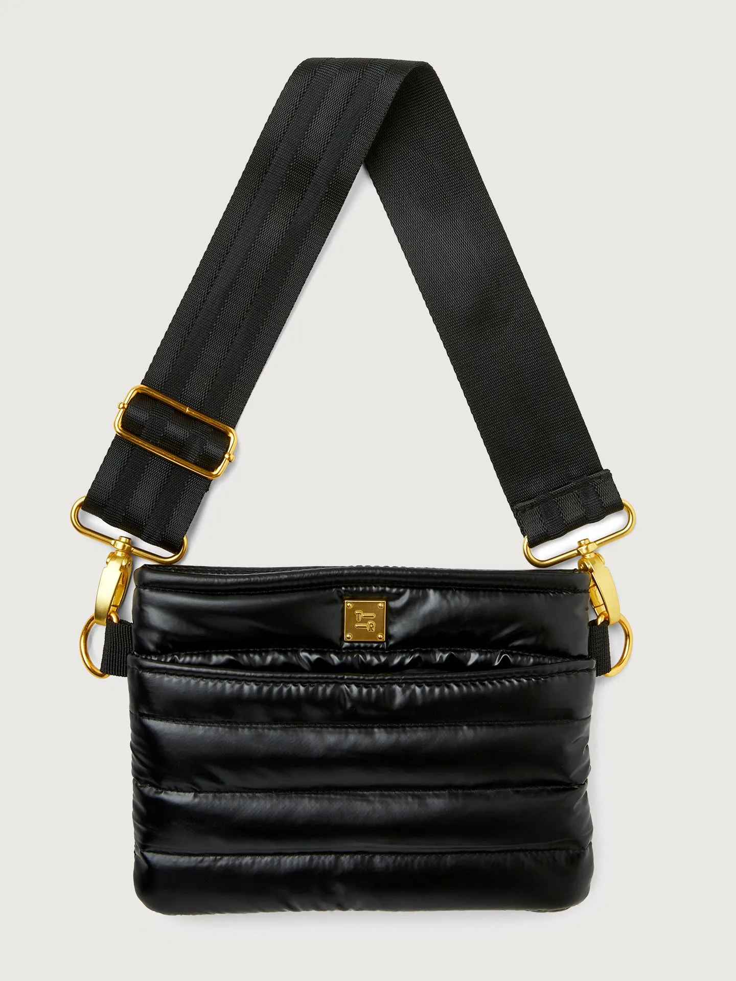 The Original Bum Bag Crossbody - Pearl Black / Black Web/Gold hardware sold by Carbon38 product image thumbnail 5